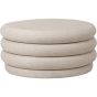 Casa Upholstered Storage Ottoman Cream by Libra Designs | Style Our Home