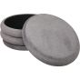 Casa Upholstered Storage Ottoman Grey by Libra Designs | Style Our Home