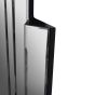 Crystalline Effect Embossed Edges Round Mirror   120cm
