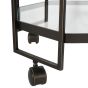 Cecilia Gilded Bronze Drinks Trolley