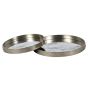 Laura Ashley Silver Set of Two Whinfell Mirrored Trays by Ora Designs | Style Our Home