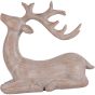 Laura Ashley Natural Wood Deer Sculpture by Ora Designs | Style Our Home