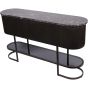 Belvet Black Console Table