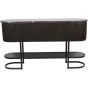 Belvet Black Console Table
