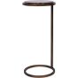 Iowa Accent Table Brown Emperador Marble