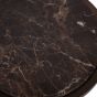 Iowa Accent Table Brown Emperador Marble