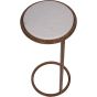 Iowa Accent Table White Banswara Marble