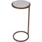 Iowa Accent Table White Banswara Marble by Ora Designs | Style Our Home