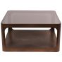 Thorn Metal and Glass Square Coffee Table