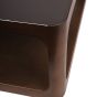Thorn Metal and Glass Square Coffee Table