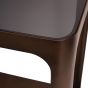 Thorn Metal and Glass Console Table