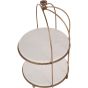 Belvet Aged Gold Two Tiered Stand