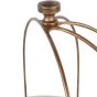 Belvet Aged Gold Two Tiered Stand