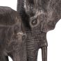 Kariba Cast Aluminium Nuzzling Elephants Sculpture