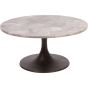 Bosworth Round Smokey Quartz Coffee Table 80cm by Ora Designs | Style Our Home