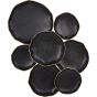 Aslo 7 Disc Black Metal Wall Art by Ora Designs | Style Our Home