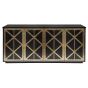 Reeno Fretwork 4 Door Buffet Sideboard