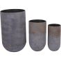 Volcano  Set of Three  Planters