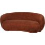 Lomond Curved Mini Sofa Terracotta by Ora Designs | Style Our Home