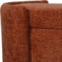 Lomond Upholstered Storage Bench Terracotta