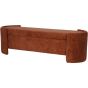 Lomond Upholstered Storage Bench Terracotta by Ora Designs | Style Our Home