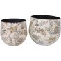 Laura Ashley Marlbrook Planter Set of 2 Small & Medium by Ora Designs | Style Our Home