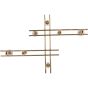 Genova Iron and Marble Seven Wall Hanger