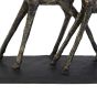 Family Of Three Giraffes Sculpture