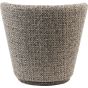 Roehampton Textured Slub Swivel Chair Mocha