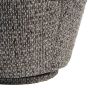 Roehampton Textured Slub Swivel Chair Mocha