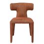 Pair of Milo Upholstered Dining Chairs in Brown by Ora Designs | Style Our Home