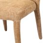 Pair of Eska Upholstered Dining Chairs in Wheat