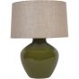 Aubrey Green Ceramic Table Lamp Large E27 60W by Ora Designs | Style Our Home