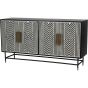 Delaney Bone Inlay Four Door Buffet Cabinet by Ora Designs | Style Our Home