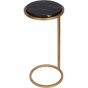 Iota Accent Table Black Marble Aged Gold Frame by Ora Designs | Style Our Home