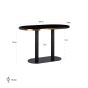Zenza Black Oval Dining Table by Richmond Interiors | Style Our Home