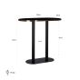 Zenza Black Oval Bar Table by Richmond Interiors | Style Our Home 