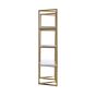 Lagrand Gold 3 Shelf Display Unit by Richmond Interiors | Style Our Home