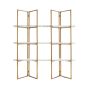 Lagrand Gold 3 Shelf Display Unit by Richmond Interiors | Style Our Home