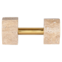 Deco Object Dumble Beige / Shiny Brass (Beige) by  Richmond Interiors | Style Our Home