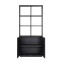 Blackbone Brass 2 Door Bookcase - Style Our Home