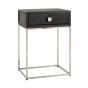 Blackbone Silver 1 Drawer Nightstand - Style Our Home