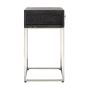 Blackbone Silver 1 Drawer Nightstand - Style Our Home