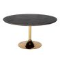 Blackbone Gold Round Dining Table 140cm