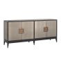 Bloomingville 4-Door Shagreen SIdeboard - Style Our Home 