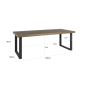 Bloomville 200cm Dining Table Incl. Glass