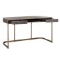 Classio Vegan Leather 2-Drawer Desk - Style Our Home