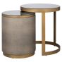 Bloomville End Table Set of 2 Incl. Glass by Richmond Interiors | Style Our Home