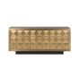 Collada 3 Door Brushed Gold Sideboard by Richmond Interiors | Style Our Home 