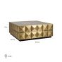 Collada Brushed Gold Coffee Table by Richmond Interiors | Style Our Home